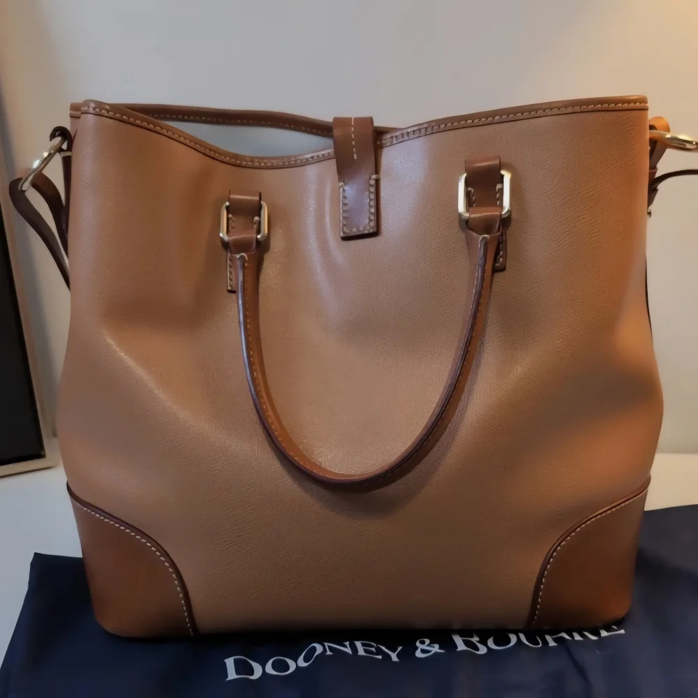 Vintage Dooney & Bourke Pebble Leather Large Handbag - Picture 3 of 16